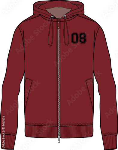 MEN AND BOYS WEAR HOODIES VECTOR SKETCH