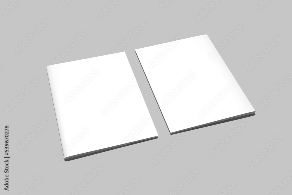 A4 Magazine Blank Mockup