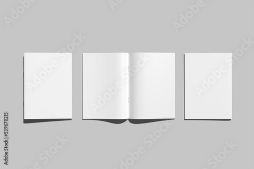 A4 Magazine Blank Mockup