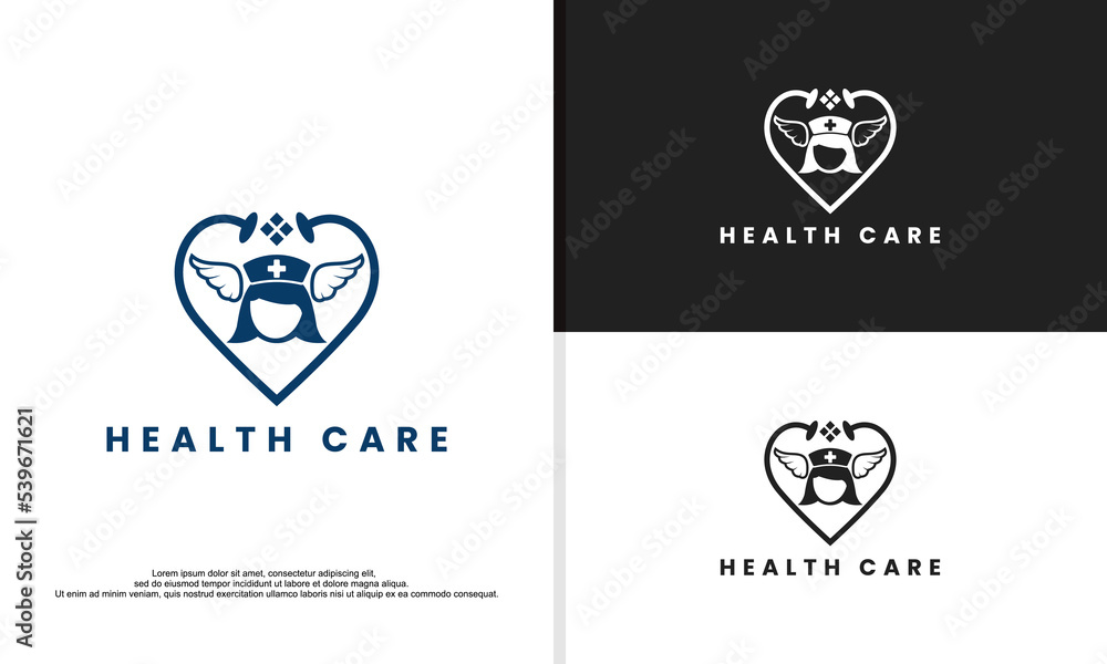 logo illustration vector graphic of health care