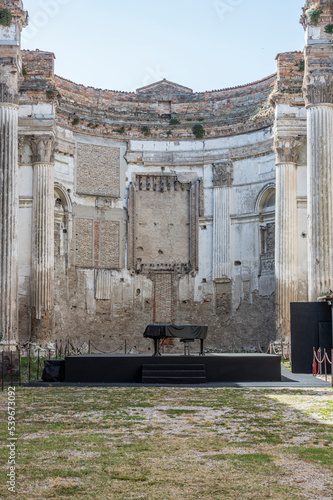 The old disused church of S. Francesco in Fano