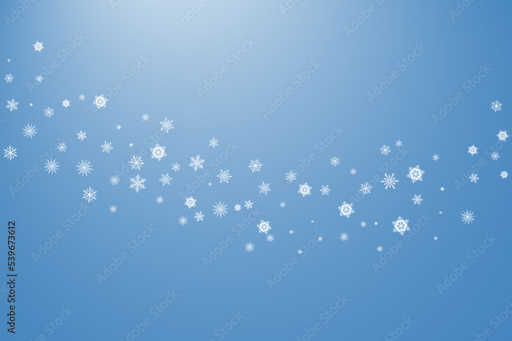 White snowflakes on a blue background. Winter, christmas, new year pattern. White snowflakes on a blue background. Winter, christmas, new year pattern.