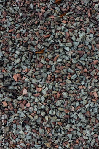 small stones on the ground texture background