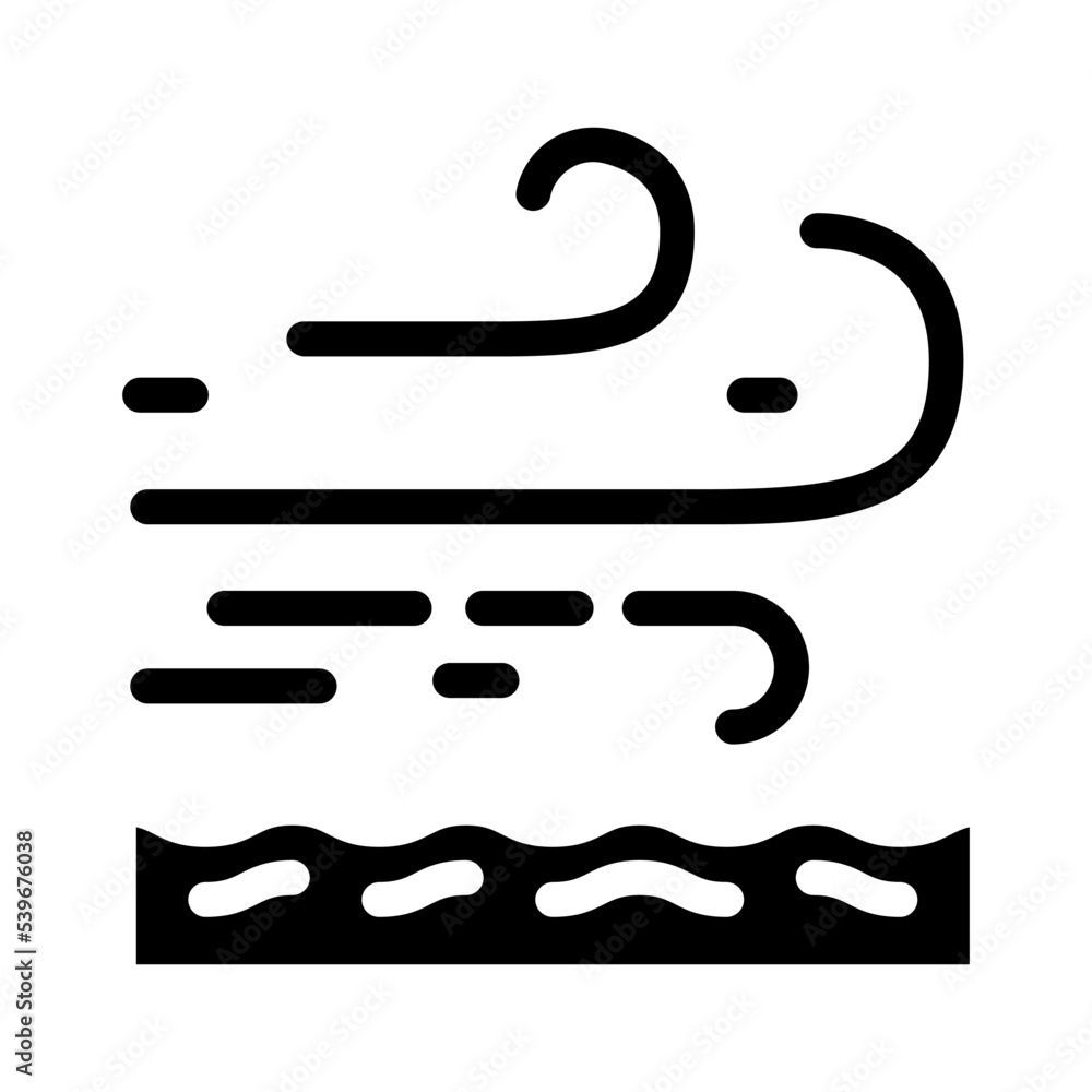breeze air clean glyph icon vector. breeze air clean sign. isolated symbol illustration breeze air clean glyph icon vector. breeze air clean sign. isolated symbol illustration