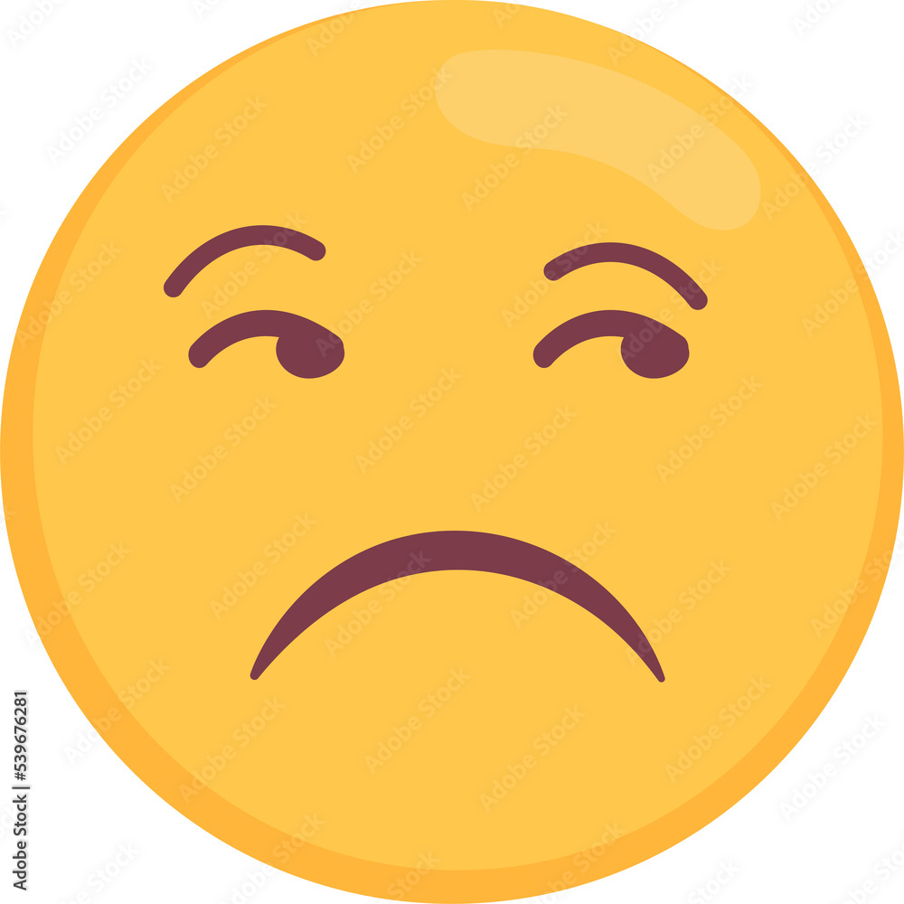 Obraz premium Emoji Face Illustration