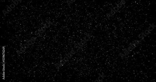 abstract Flying dust particles on a black background 3d rendering
