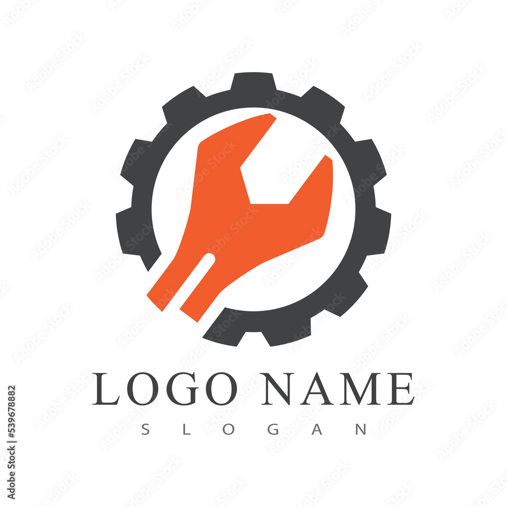 Service Logo Template vector illustration design Service Logo Template vector illustration design