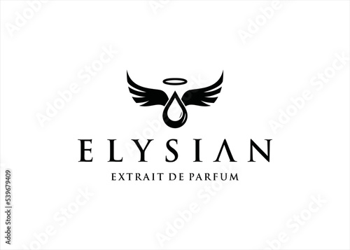 luxury perfume logo design template