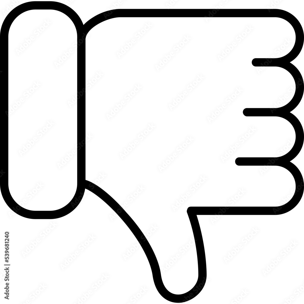 Thumbs Down Icon
