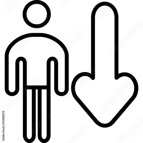 Demotion Icon