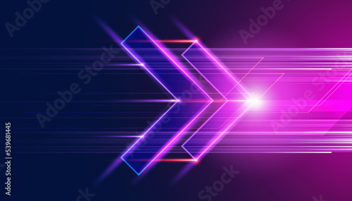 Abstract technology hi tech background concept speed movement motion blur moving fast in the light.