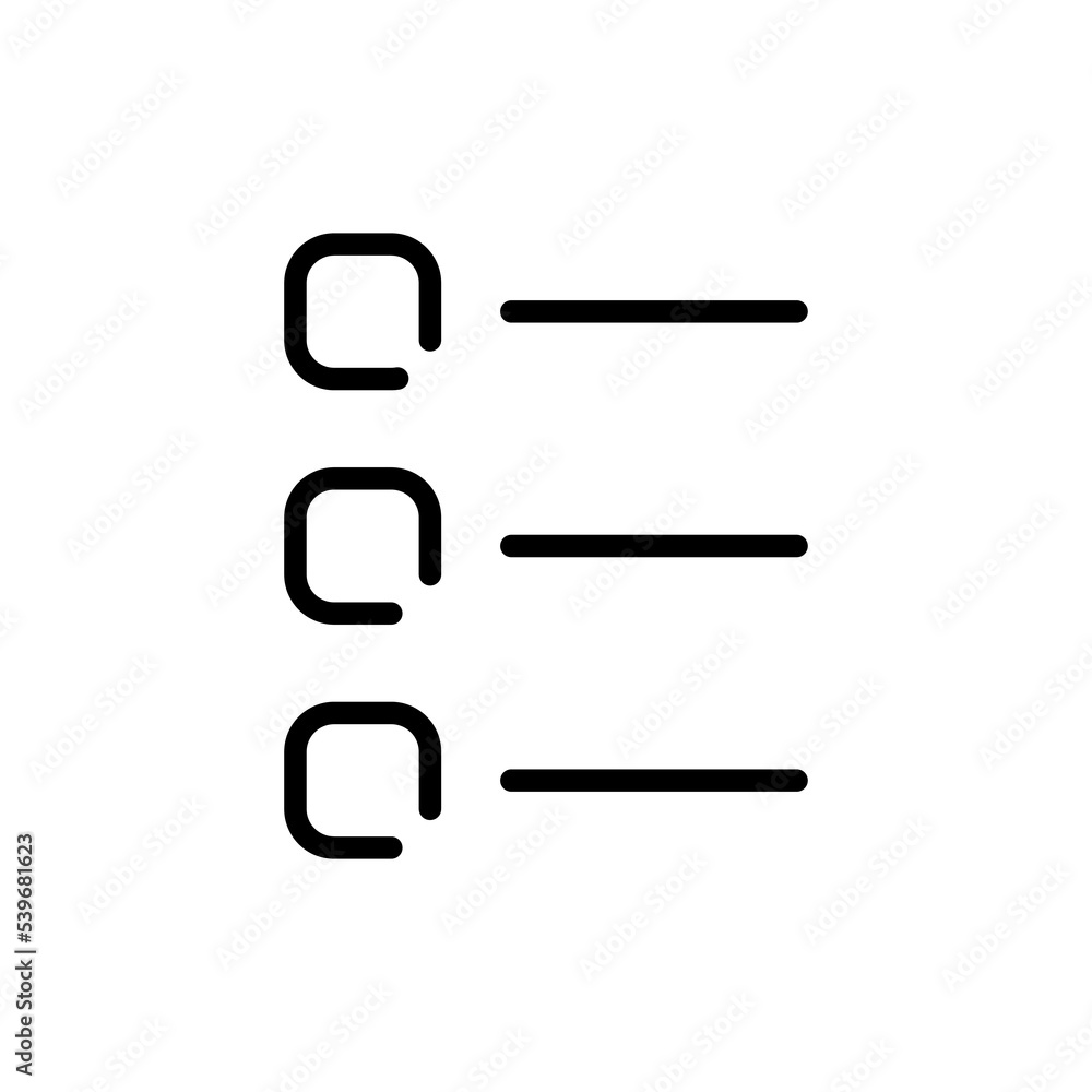 Menu buttons line icon. Tiles, slider, settings, centering, alignment, application, control panel, check list, app, align. Technology concept. Vector black line icon on a white background Menu buttons line icon. Tiles, slider, settings, centering, alignment, application, control panel, check list, app, align. Technology concept. Vector black line icon on a white background