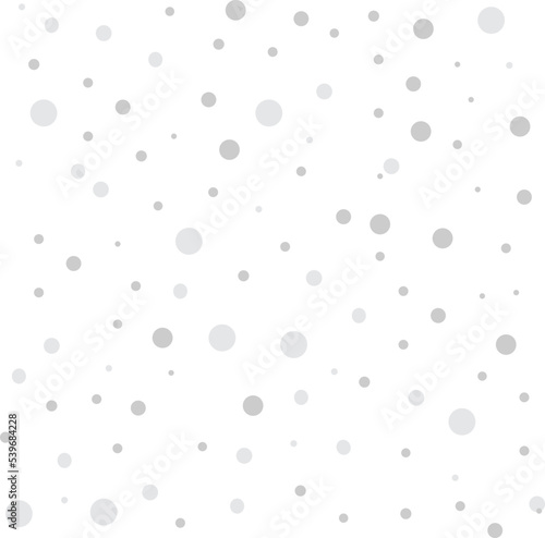 Gray dots white background like snowflakes. Template for social networking, app, web, greeting card, invitation, baby shower, newborn and any design.