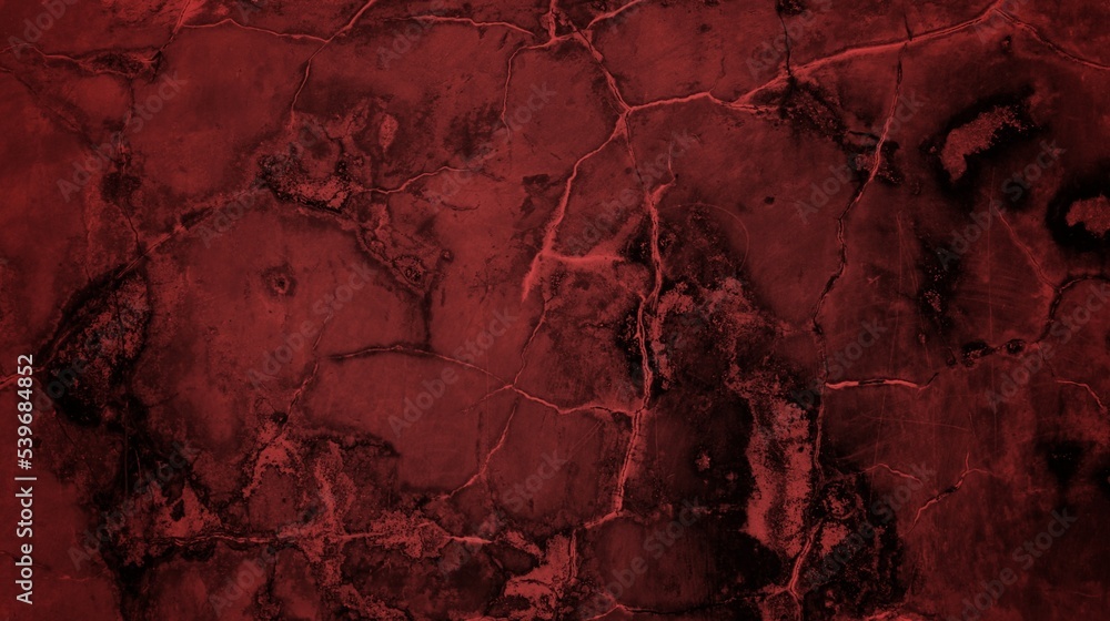 horror red textured old wall background, mossy wall surface and unique texture, red old wall background with dark side