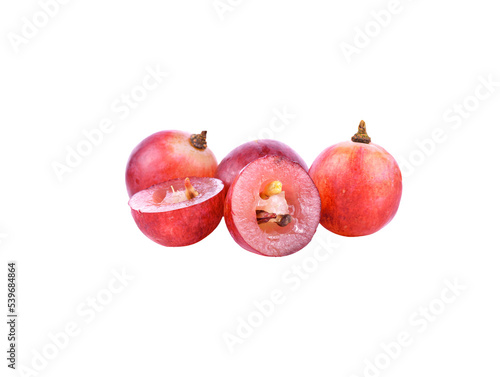   red     grape  isolated on transparent png