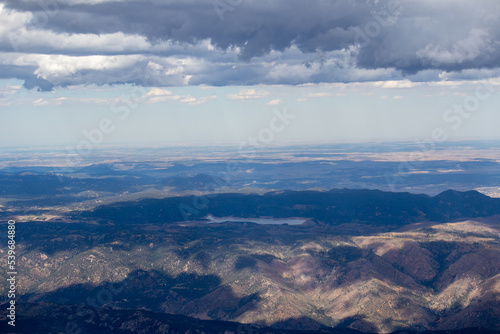Fototapeta clouds over the mountains