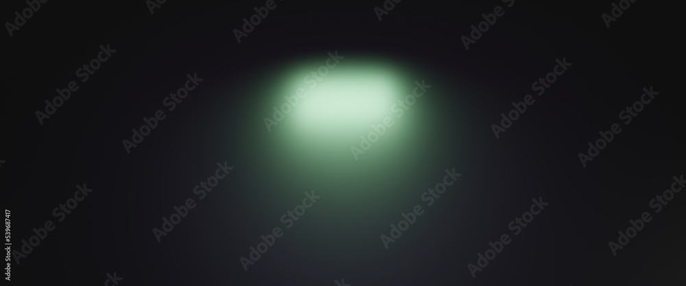 light in the darkness. Emission of light rays in dark background.green light rays light in the darkness. Emission of light rays in dark background.green light rays