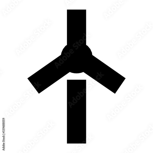 Windmill Flat Vector Icon
