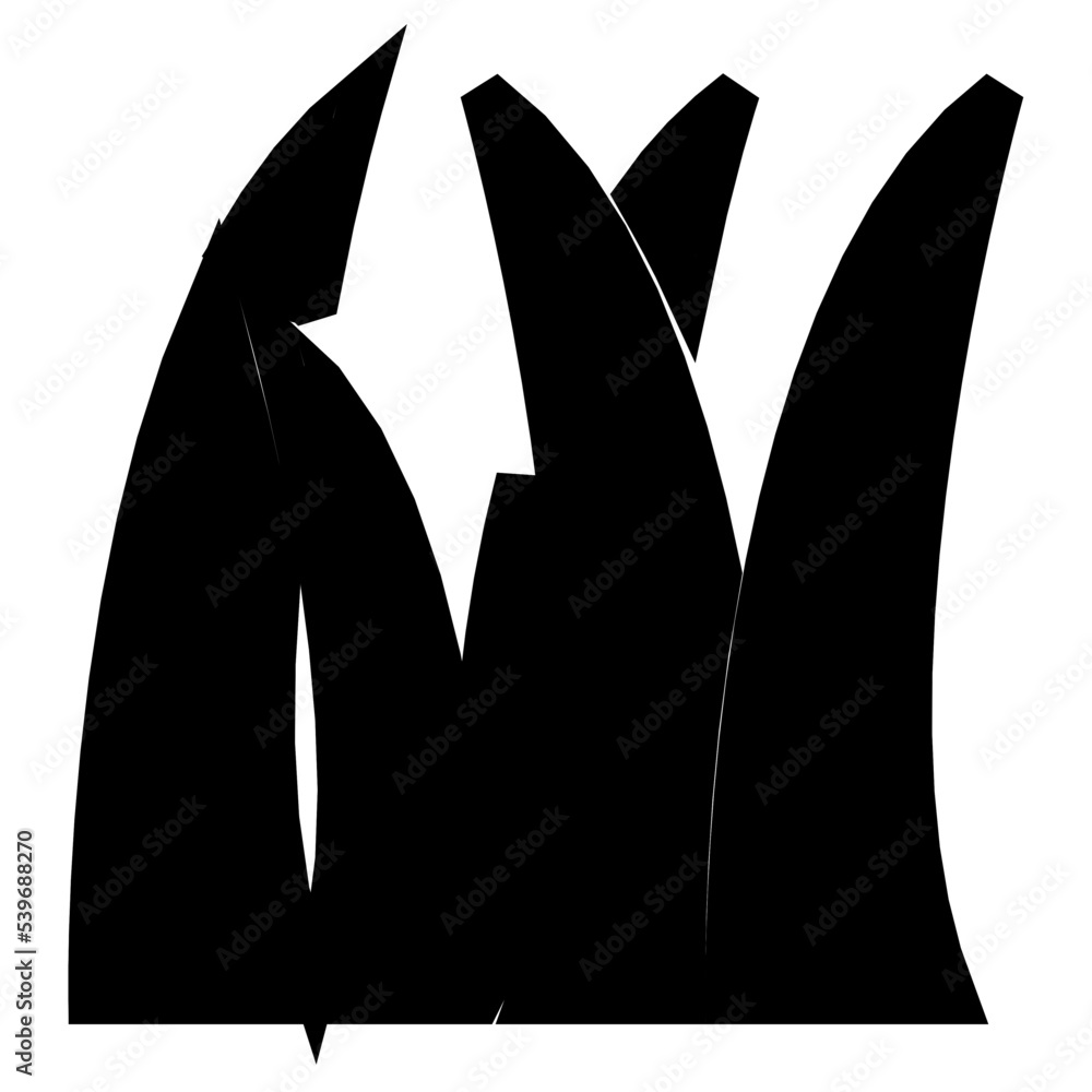 Grass Shrub Flat Vector Icon Grass Shrub Flat Vector Icon