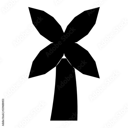 Windmill Flat Vector Icon