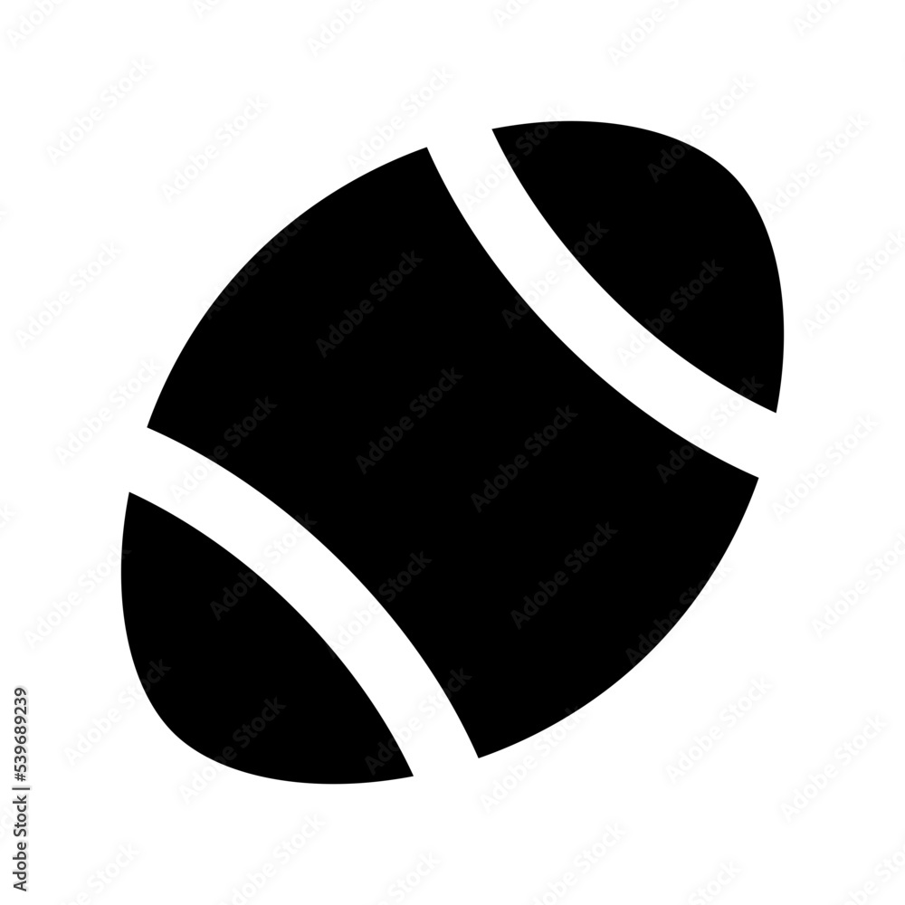 Rugby Vector Icon Rugby Vector Icon