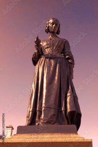 Statue of Florence Nightingale, London, United Kingdom.