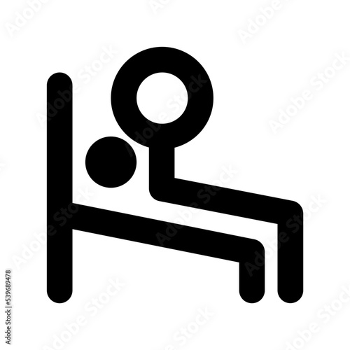 Weightlifter Vector Icon