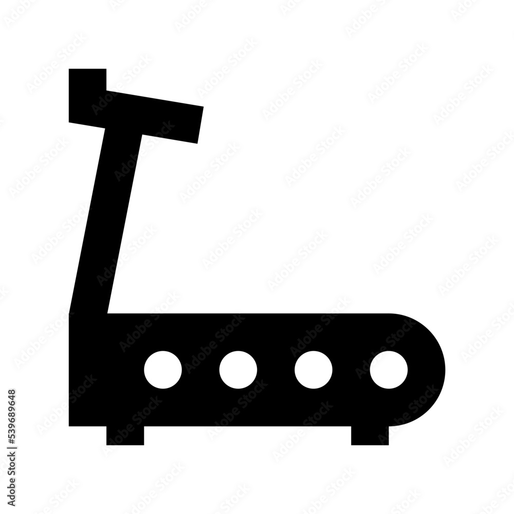 Treadmill Vector Icon Treadmill Vector Icon