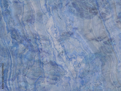 Blue and grey tones background with marble veins motif. Natural stone pattern. Luxury tile texture. 