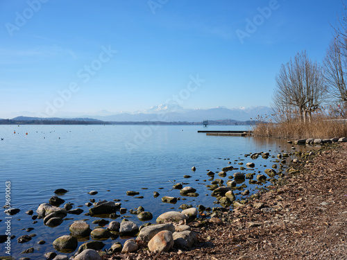 Lake Varese, Schiranna. Italy