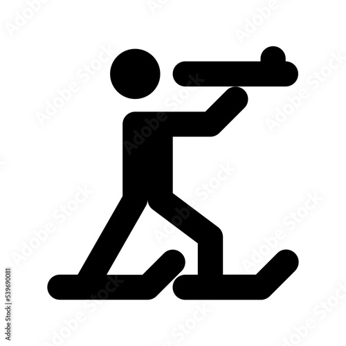 Biathlon Vector Icon