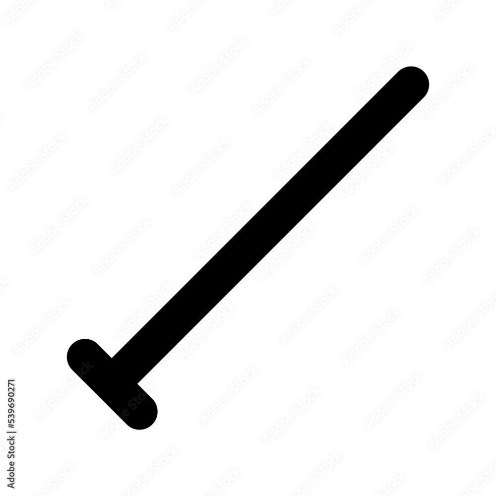 Golf stick Vector Icon Golf stick Vector Icon