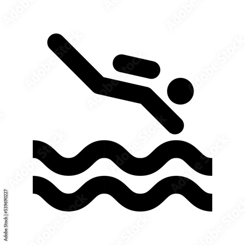 Snorkeler Vector Icon