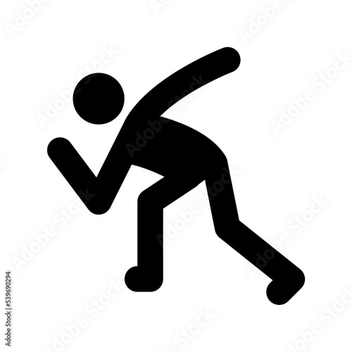 Man Exercising Vector Icon