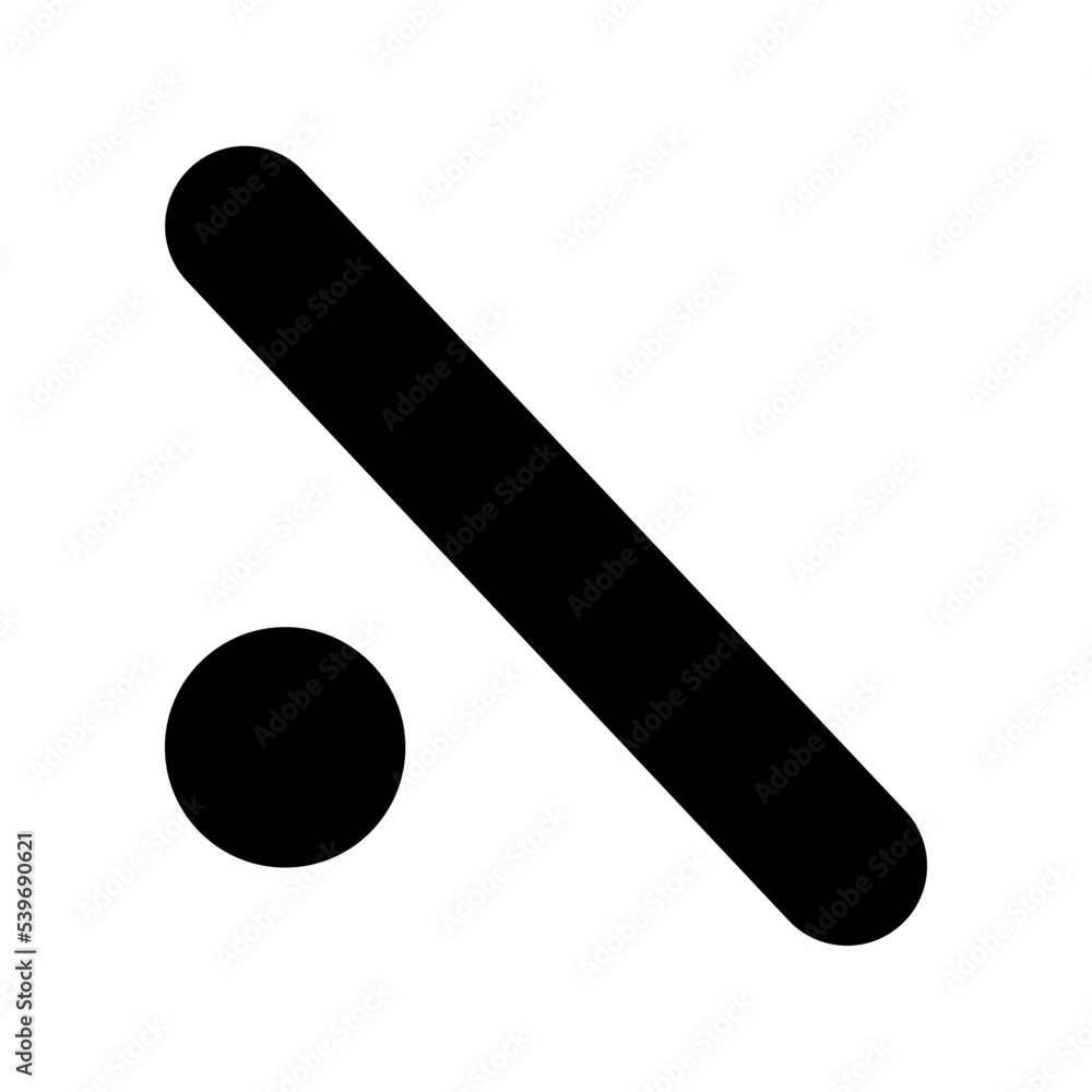 Baseball Bat Vector Icon