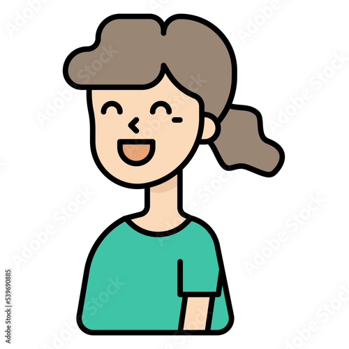 ponytail woman