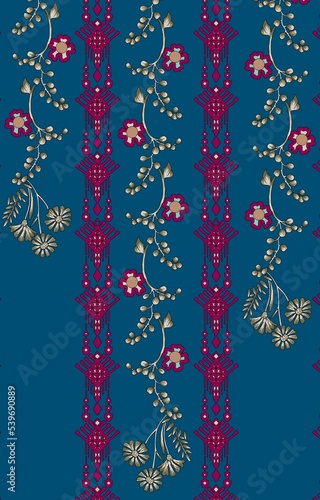 multi colored decorated hand drawn rendered traced ornamental all over base background repeat pattern geometrical texture border ethnic tribal creative design