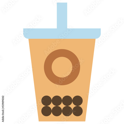 bubble milk tea icon