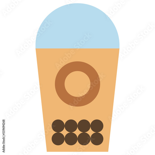 bubble milk tea icon