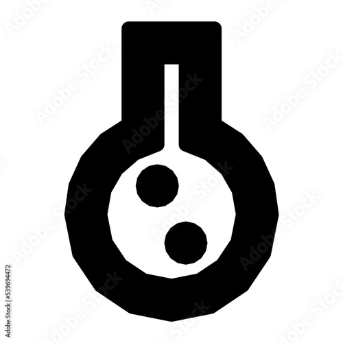 Conical Flask Flat Vector Icon