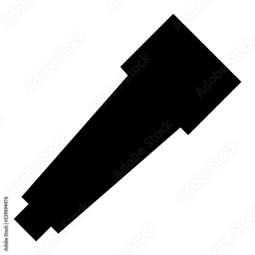 Torch Flat Vector Icon