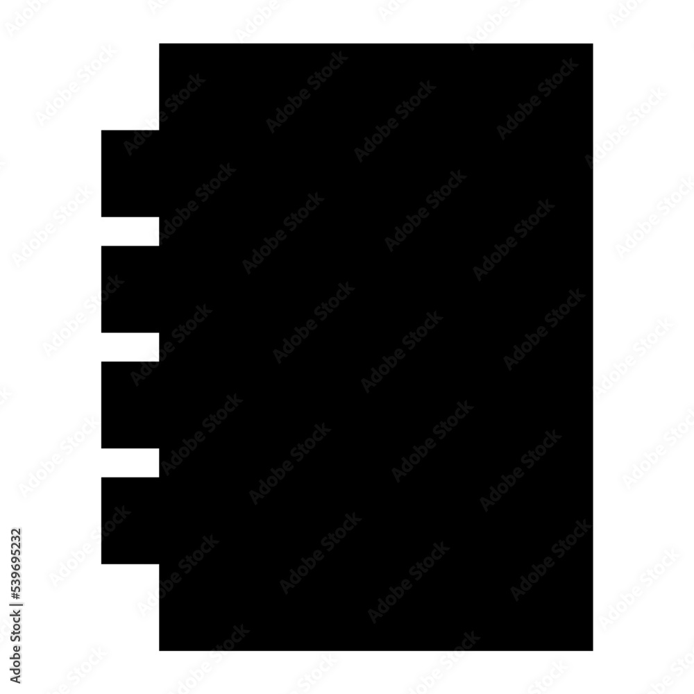 Notepad Flat Vector Icon Notepad Flat Vector Icon