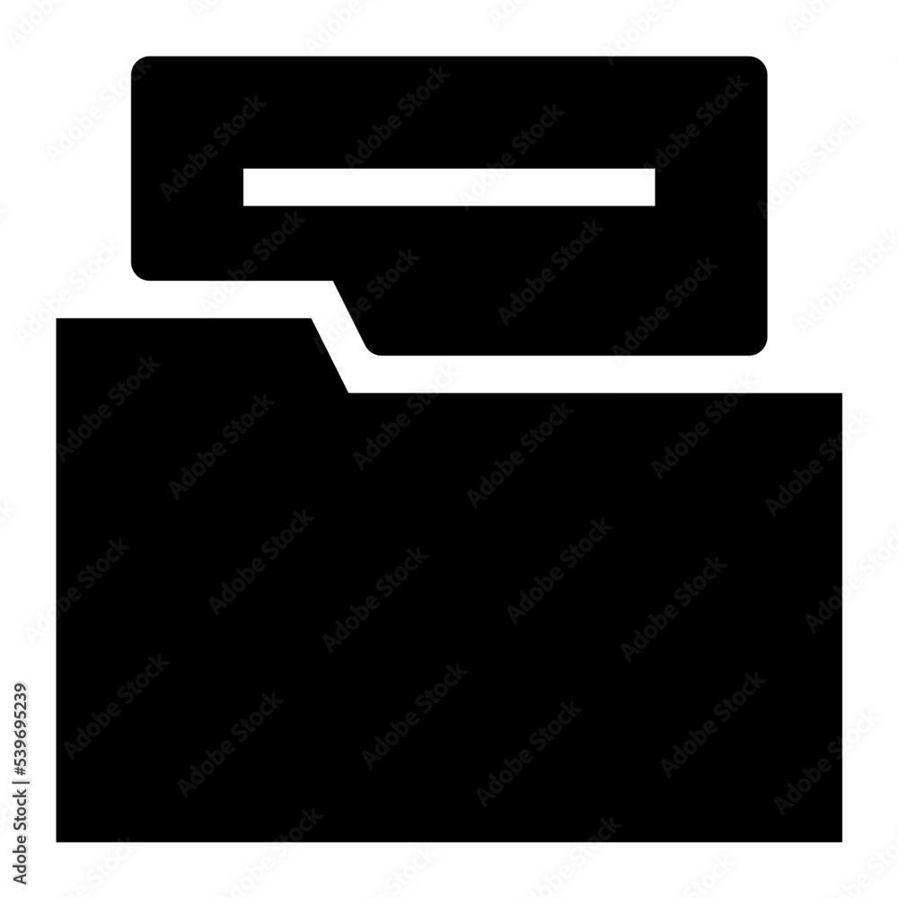 Folder Flat Vector Icon Folder Flat Vector Icon