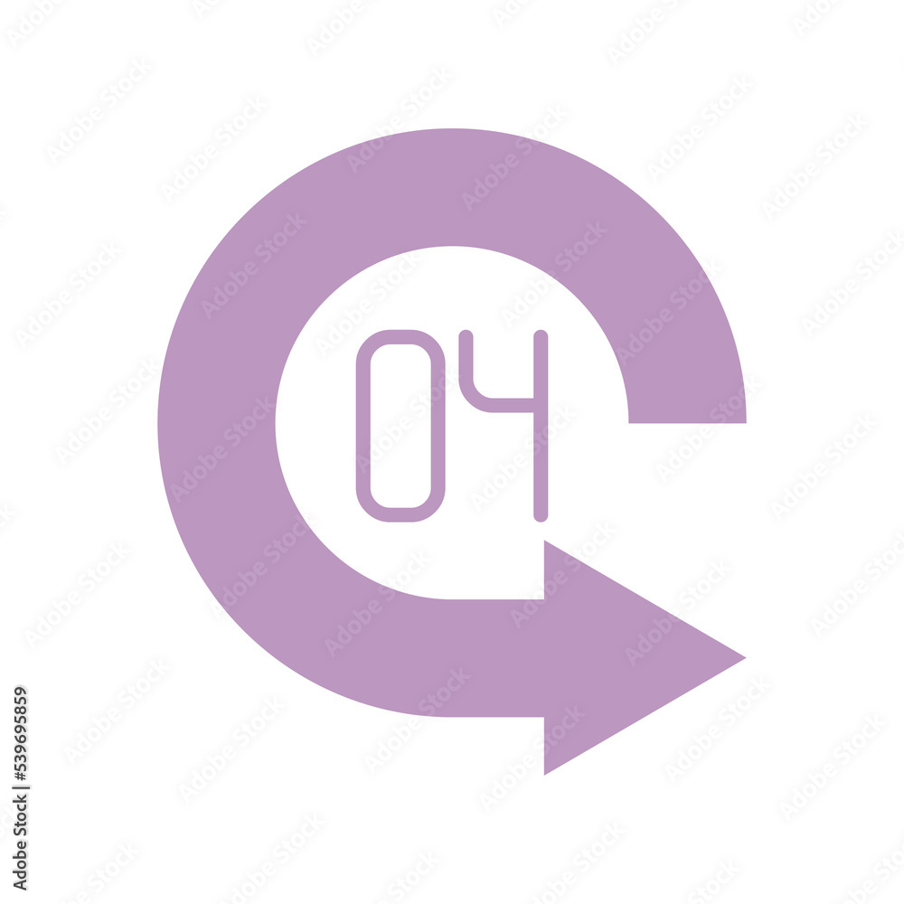 Number Info-graphic Bullet point 4, Arrow Shape number, Arrow Infographic Number. Number Info-graphic Bullet point 4, Arrow Shape number, Arrow Infographic Number.