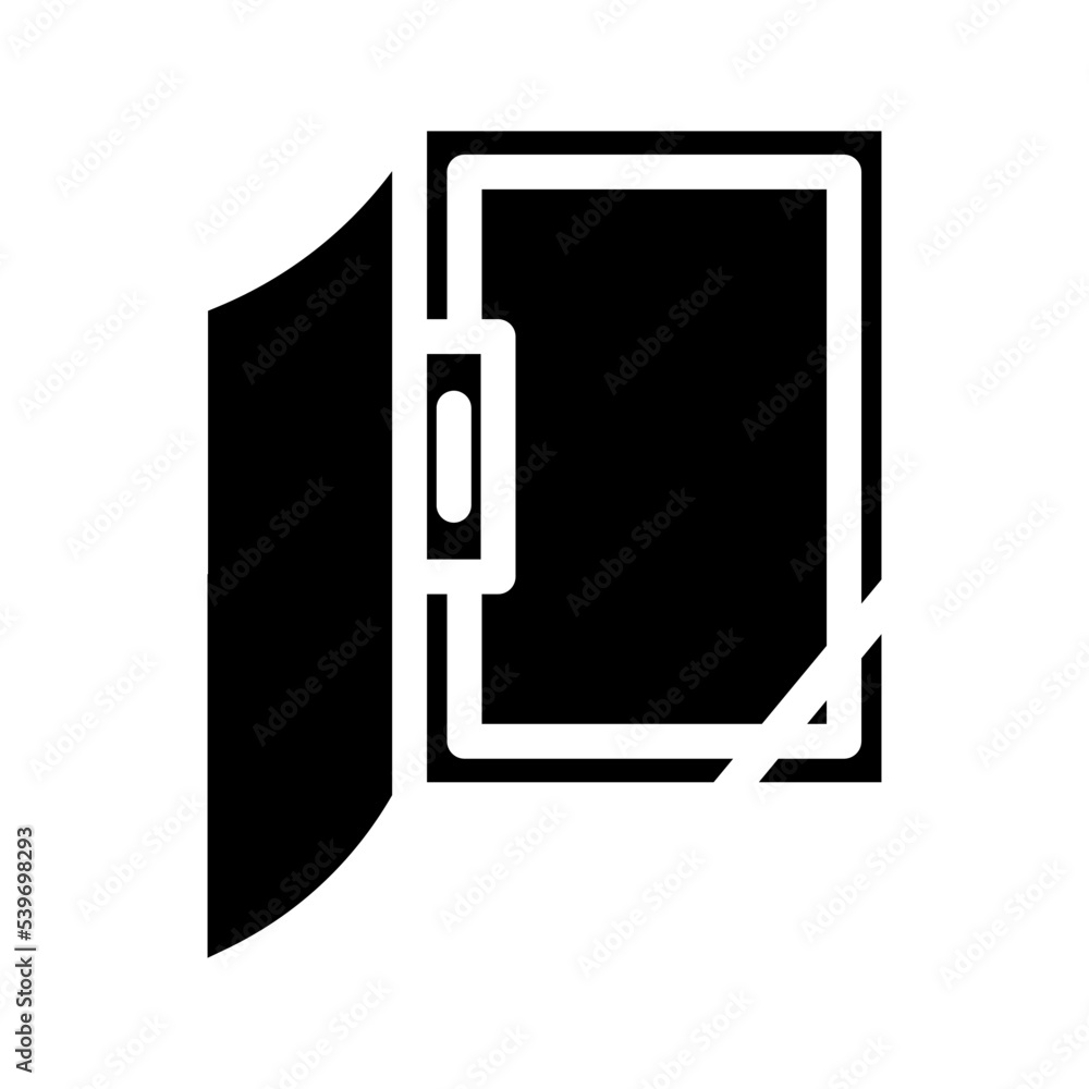 office folder glyph icon vector. office folder sign. isolated symbol illustration office folder glyph icon vector. office folder sign. isolated symbol illustration