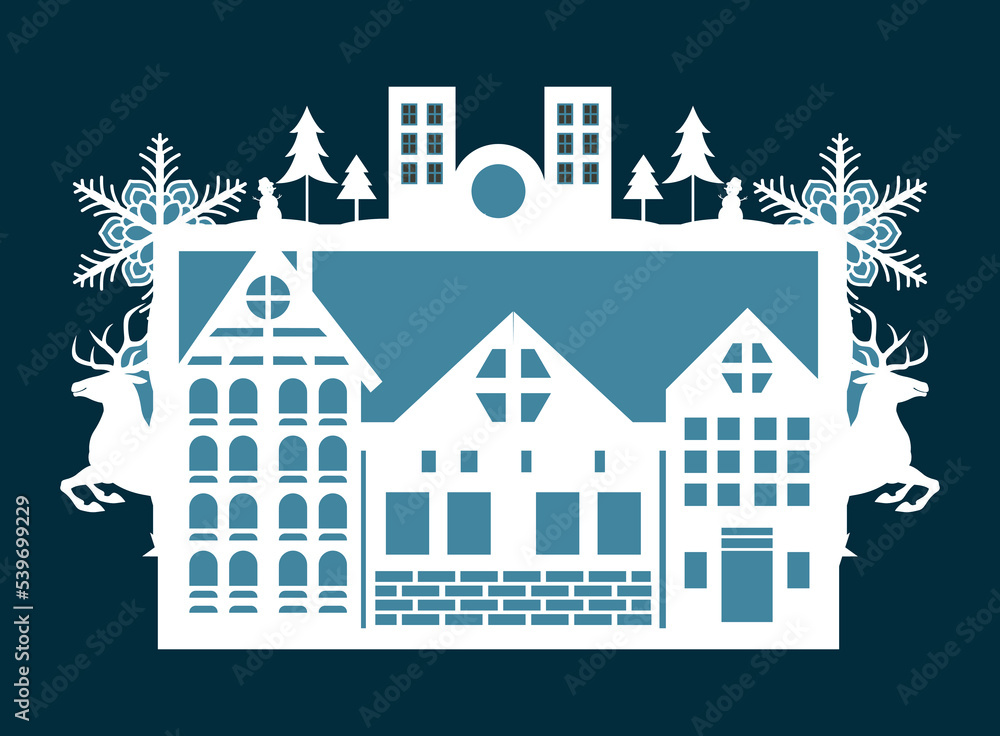 Laser Cut Christmas Wall Sticker Sign Laser Cut Christmas Wall Sticker Sign