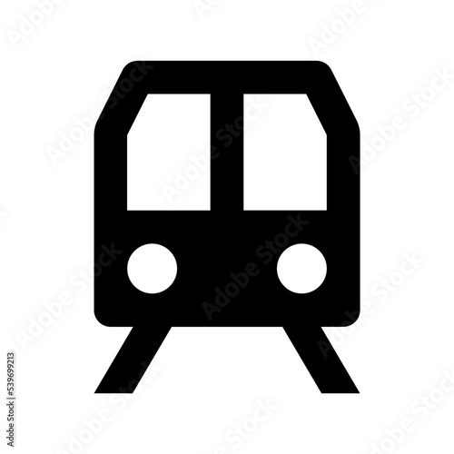 Tram Flat Vector Icon
