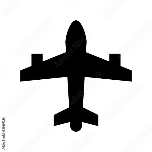 Airplane Flat Vector Icon