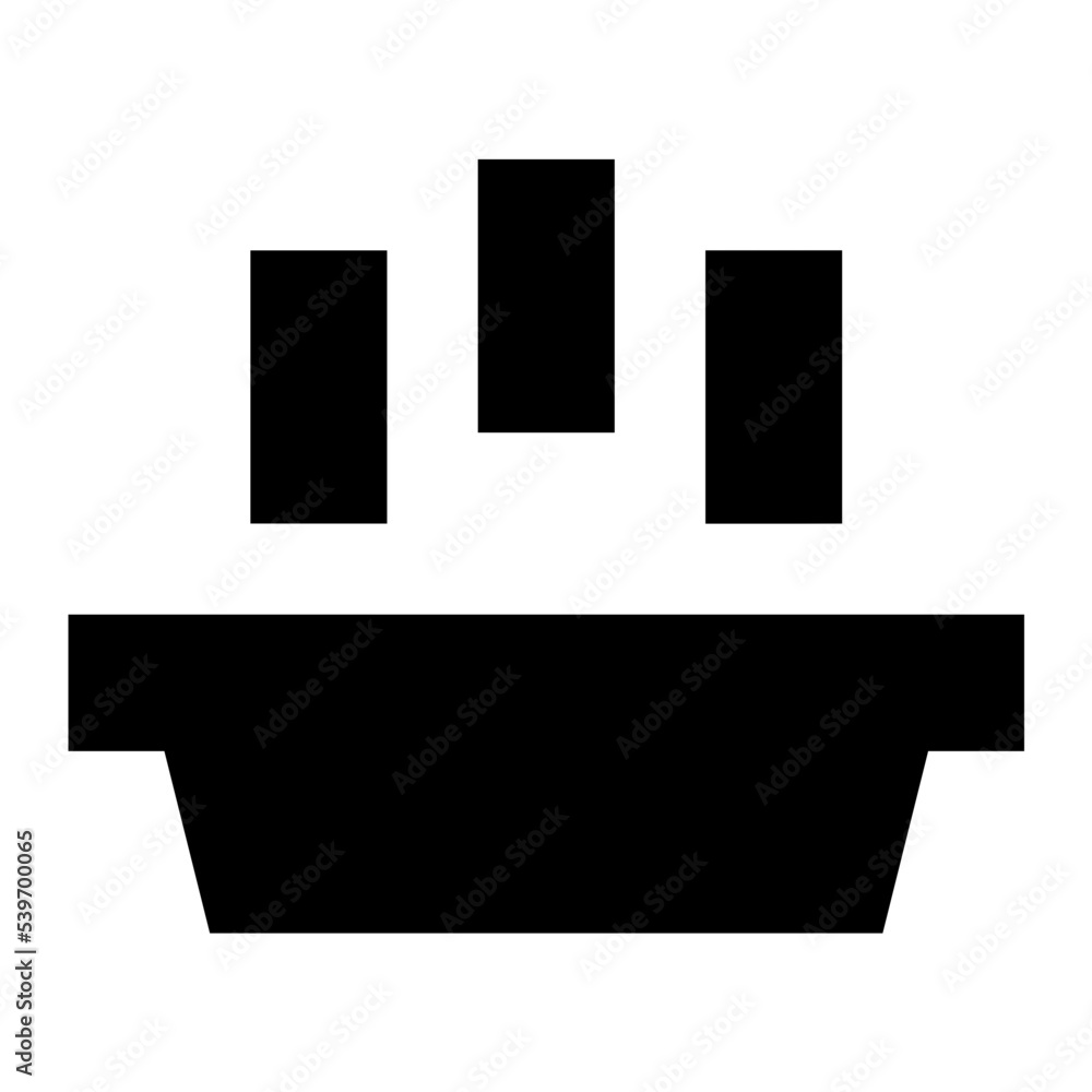 Hot Soup Flat Vector Icon