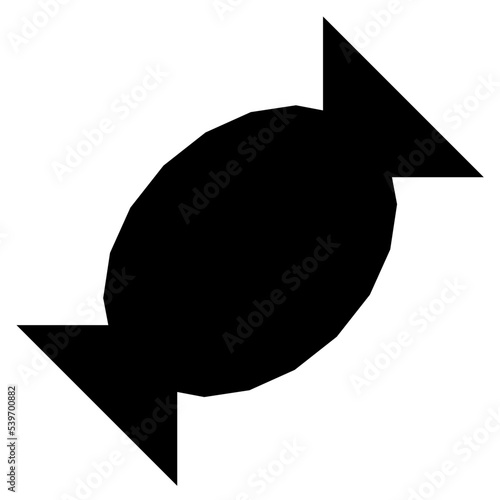 Candy Flat Vector Icon